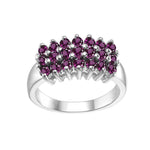 925 Sterling Silver Ring Natural Tourmaline