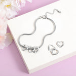 Personalized Stainless Steel Heart Beads