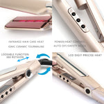 2 In 1 Infrared Steam Hair Straightener