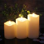 3Pcs/Set Remote Control LED Flameless Candle Lights