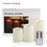 3Pcs/Set Remote Control LED Flameless Candle Lights