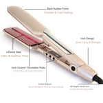 2 In 1 Infrared Steam Hair Straightener