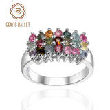 925 Sterling Silver Ring Natural Tourmaline