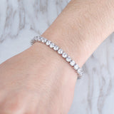 Bracelets Women  Sterling Silver Jewelry Moissanite Diamond